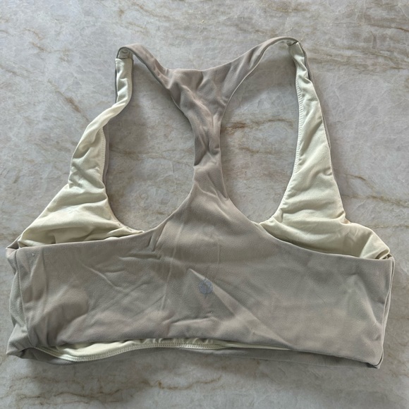 POPFLEX Active Yellow Swan bra - NEEDS LOVE 😂 color damaged - Picture 4 of 7